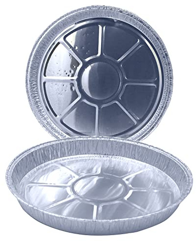 Sunrise Packaging 20 x Round 8 Individual Aluminium Foil Trays Flan Pans, Quiche, Pie Dish, Recyclable Food Trays for Baking, Roasting, Grilling, BBQ