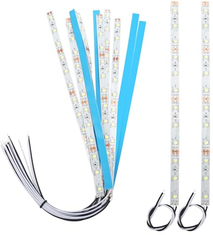 YIXISI 10 ST 200mm Förkopplad LED List, 2335 SMD LED Lampa, 12V - 18V LED List, Vit