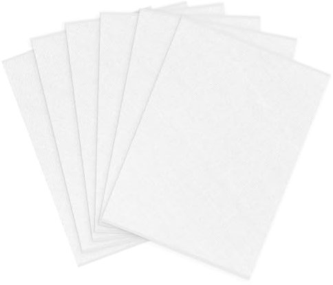 Stick and Stitch Wasserlöslicher Stabilisator Zum Sticken, 6 Stück A4 Blank Stickvlies Selbstklebender Handnähstabilisator, Vliesstoffe, Hilfsmittel, Zeichnen, Skizze, 21x29cm