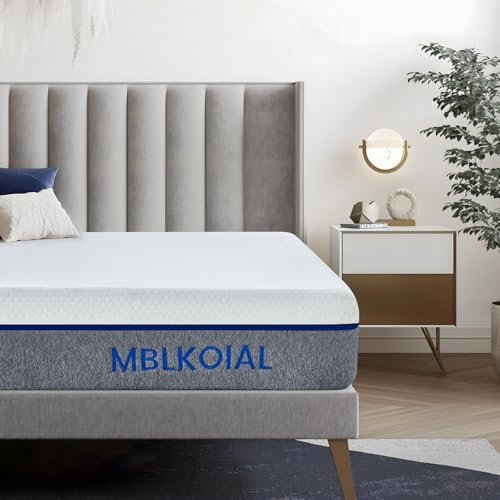 MBLKOIAL Matratze Höhe 18 cm Kaltschaummatratze, Härte H3, 7-Zonen-Memoryschaum-Matratze, mit Unterstützung, Linderung von Rückenschmerzen, Abnehmbarer Stoffbezug (18 cm, 90x200 cm)