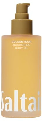 Saltair Body Oil – Silky After Shower and Bath Dry Oil for Women and Men – Non-Greasy, Well-Absorbing Moisturizer for Hydrating Dry Skin – Golden Hour Scent, 4oz