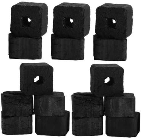 YARNOW Briquettes de Charbon de Bois pour Barbecue de Table Non Adaptées Au Barbecue Coréen Au Camping Au Foyer à La Préparation Du Thé Faciles à Transporter
