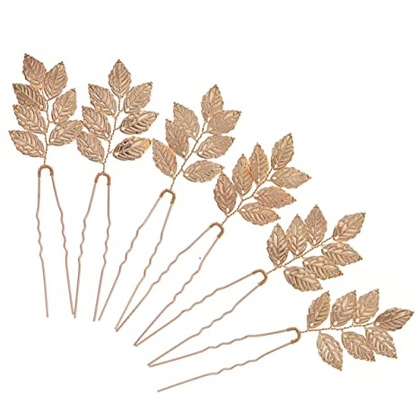 Didiseaon 6Piezas Accesorios para Cabello de Novia Horquillas para Bodas Tocados Elegantes para Damas de Honor Adornos para Peinados de Fiesta