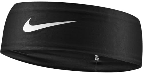 Nike Dri-Fit Fury Classic Fascia per capelli da donna Black/White/White One Size
