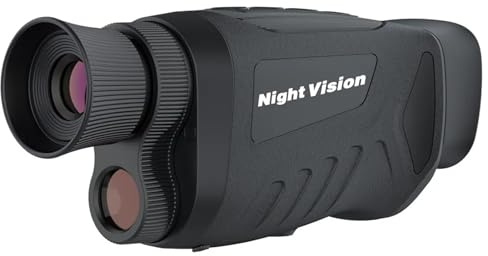 Nattkikare, 40MP 2,5K infrarött teleskop Digital Night-Vision Monocular 984ft Night-Vision Distance 6X optisk förstoring 8X Digital Zoom