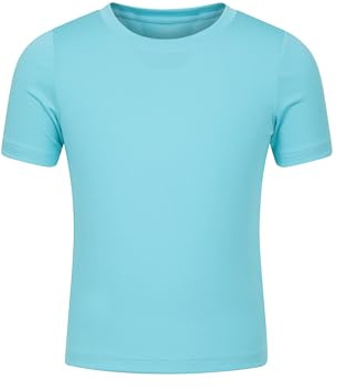 Mountain Warehouse Aqua T-Shirt de Natation pour Enfants – UV Protect Max Tee, résistant au Chlore et à l'eau de mer, garçons Filles – Printemps été