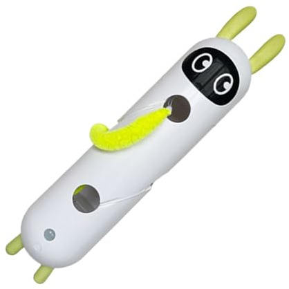 Juguete automático para Gatos, Juguete de Movimiento Inteligente, Juego Recargable para estimular el Cerebro, estimulación Mental, Entrenamiento cognitivo, del aburrimiento, Interior, Exterior