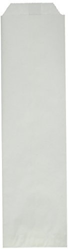 Bagcraft Papercon 300039 Togo Silverware Bag, 10 Length x 2-3/4 Width, White (Case of 2000)