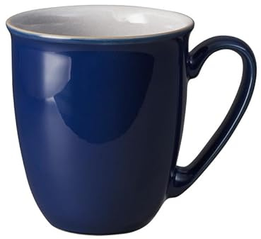 Denby Stoneware Elements Dark Blue Coffee Beaker Mug