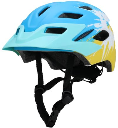 YOOXARMOR Fahrradhelm Kinder, Verstellbar Skaterhelm Reithelm für 3-5-8 Jungen und Mädchen Kinderfahrradhelm Leicht Einstellbar 50-59CM für Fahrrad Roller Skateboard Scooter