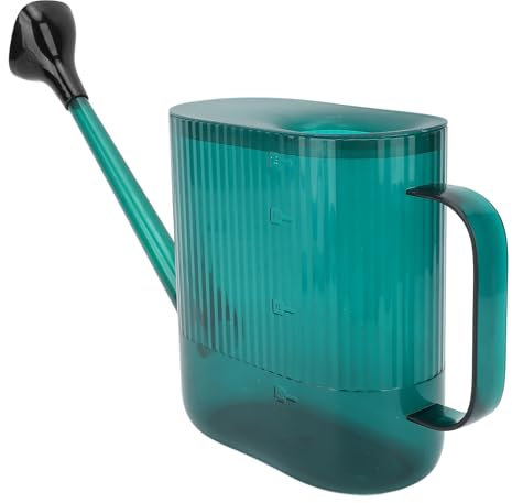 Lata de Riego, Lata de Riego de Plantas PP de 1.8L, de Agua del Jardín con Copa de Planta de Planta Al Aire Libre para Plantas de Bonsais para de Bonsai Flores de Jardín (Verde (Grosor