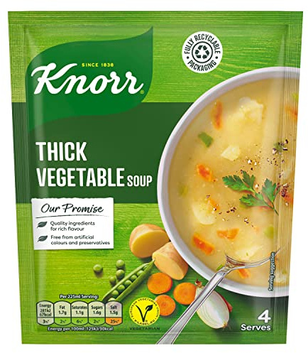 Knorr Dry Packet Soup Thick Vegetable, 75g