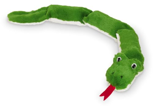 Nobby Squeaker Felpa Serpiente XL, 85 cm, Color Verde