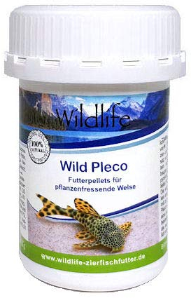 WILDLIFE Wild Pleco Natürliche Futterpellets für Pflanzenfressende Welse, 47 g