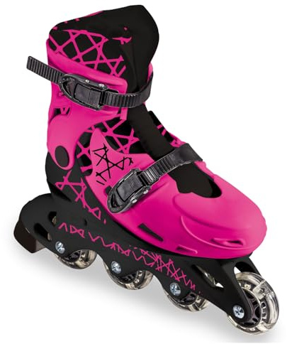 mondo Toys - GIRL In Line Skates - Adjustable Inline Skates - PVC Wheels - Children's Roller - Size M/Size 33/36-28514