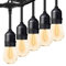 ZOTOYI Catena Luminosa Esterno 15M, S14 Luci da Esterno Giardino con 15+1 LED Lampadina, IP65 Impermeabile Catena di Lampadine da Esterno per Giardino Terrazzo Balcone Festa Gazebo, 2700K