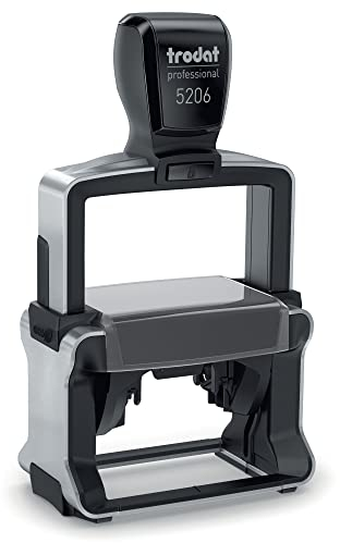 Firmenstempel Trodat Professional 5206 – Personalisierter Stempel mit 8 Zeilen Text, Abdruck 56x33 mm – direkt hier Wunschtext eingeben und bestellen