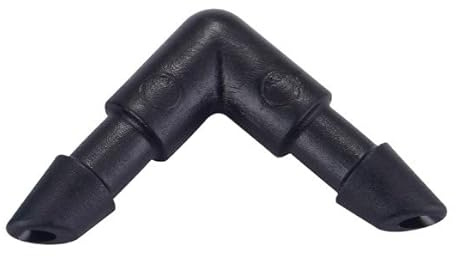 ENLACE CODO TUBO GOTEO 4 MM 10 UD