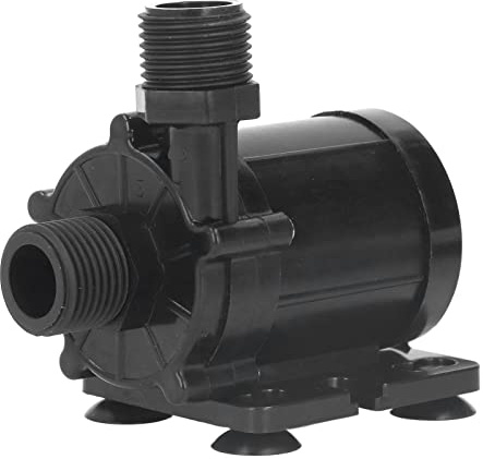 Pompa Acqua Sommergibile Senza Spazzole, Pompa Acqua a Pressione DC 12V Pompa Acquario Ultra Silenzioso, per Fontana Acquario Rockery di Circolazione Solare 700L/H