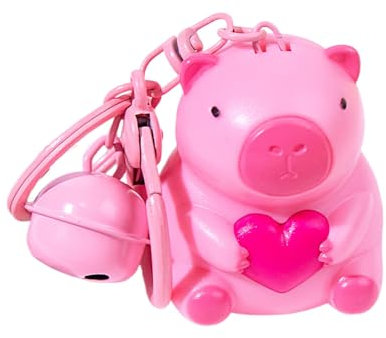 Yhsioaklo - de bolso animal, juguete animal luminoso,Enciende el de la bolsa de dibujos animados - Colgante decorativo de Capybara, juguete animal alimentado por batería con sonido