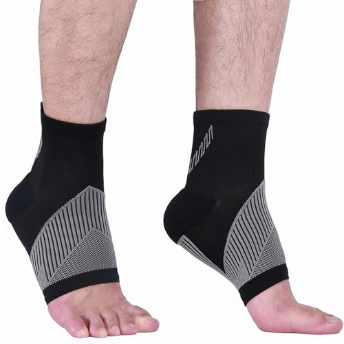 NuCamper Cavigliera Ortopedica Distorsione Donna/Uomo, Stabilizza l'articolazione ei muscoli, Traspirante Elastica, Tutore Caviglia per Danni Ai Legamenti Caviglies Deboli Tendinite Di Achille Artrite