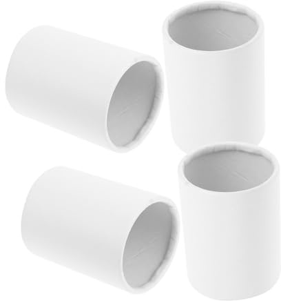 Hemobllo Set 4 Pezzi Scatole per Bouquet di Fiori Bianche in Carta Cilindriche Rotonde Come Flower Vase per Decorazione Raffinata Casa e Negozi