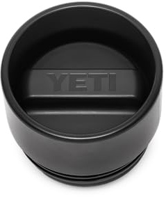 YETI Rambler Commuter Cap, auslaufsicherer Wasserflaschenverschluss mit spülmaschinenfestem Zubehör, Schwarz