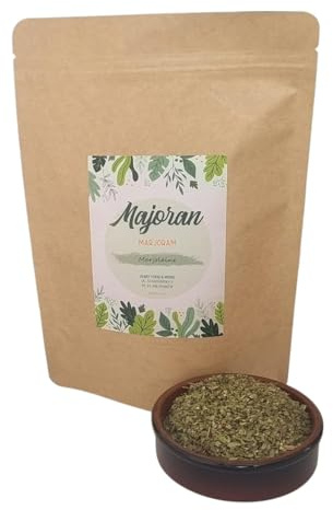 IGART FOOD&WOOD Torkad mejram 500g, aromatisk bladkrydda, 100% naturlig, perfekt för soppor, grytor och kötträtter, Origanum majorana