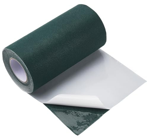 CREATCABIN Cinta Autoadhesiva para Césped de (30) cm Ideal para Unir Alfombras Patios Campos de Golf Parques Fútbol Escuelas Y Eventos Ideal para Embellecer Cualquier Espacio Abierto. Color 50x15cm