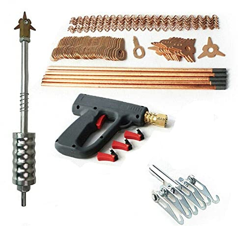 OUKANING Scatola Accessori per Spotter Set di rimozione ammaccature Riparazione del Corpo Parti di Usura a 86 Pezzi