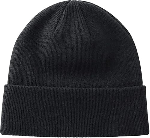 PHILIGHTS 100% Cotton Beanie Hat Knit Winter Hats for Women Men, Cuffed Slouchy Beanies Skull Cap Womens Knitted Soft Warm Ski Hat