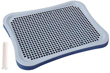 JISADER Toilette per Cani Cucciolo per pipì Durevole Tenere Pulito Padella Rimovibile Antiscivolo Vassoio per vasino per Cani Vasino per Animali Domestici, Blu