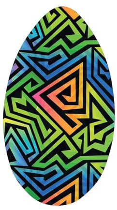 Fenteer 35 -Zoll -Skimboard -Surfbrett Sandbrett Flache Wasserzubehör Supplies Skim Board für Jungen Mädchen Teenager Reise Skimboarding, GrÜn