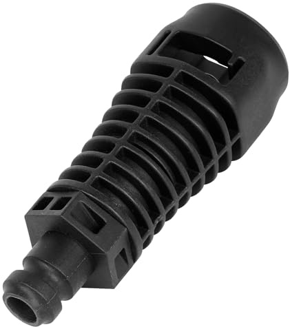 YUET Högtryckstvätt adapter för Nilfisk Click Compact, Dynamic, Core och utmärkt klick & Clean till Karcher, snabbanslutningsmunstycke, adapter för Kärcher-tillbehör svart (Nilfisk)