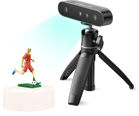 Creality CR Scan Ferret SE 3D Scanner for 3D Printing 3D Model, 0.1mm Accuracy, Anti Shake Tracking, 30 fps Fast Scanning for Mac Windows, Can Scan Black/Metallic Objects