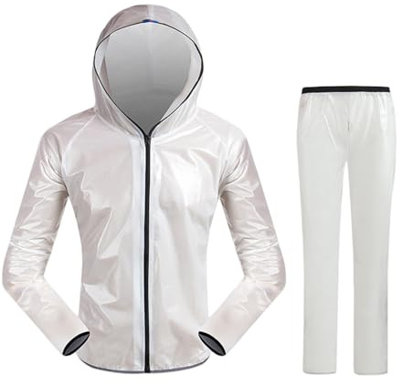 CAZSTYK Poncho antipioggia impermeabile per biciclette, leggero, con cappuccio, per donne e uomini, per pendolari, protezione per bici