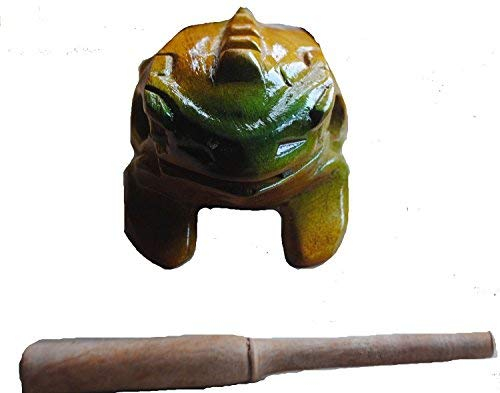 Fair Trade Holzfrosch Rasp Schlaginstrument
