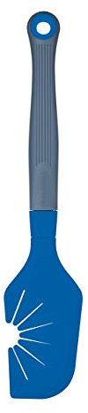 Colourworks 'The Swip' Silicone Spatula and Whisk Cleaner Tool, Blueberry, 29 cm, Blue