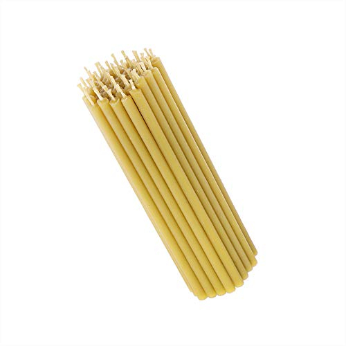 NKlaus 194g (ca. 50 St.) Kerzen 100% Bienenwachs Premium Qualität Ritualkerzen 36295