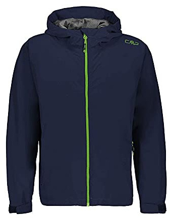 CMP - Bambini Giacca Fix Cappuccio, Nero Blu, 152