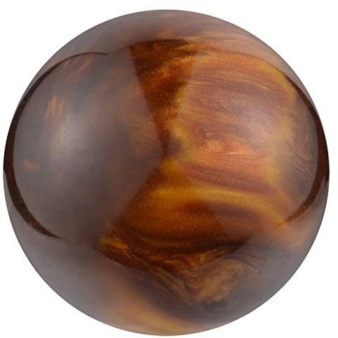 Padaodao Round Car Gear Shift Knob Ball Lever Stick Shifter Handle for Most Manual Transmissions Vehicle SUV Truck, Brown Gradient