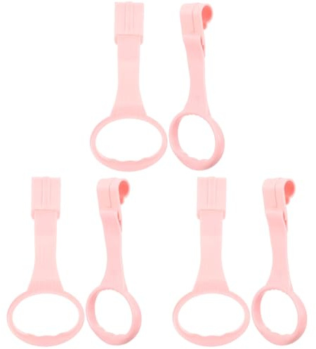 3 Pairs Children's Bed Pull Ring Walking Assistant Stand up Rings Hanging Ring Crib Playpen Accessories Baby Toy Baby Boy Crib Baby Bed Hand Rings Pp Toddler Vertical