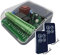 domyno Boîtier universel pour volet roulant, garage, vanne, moteur roulant, volet roulant tubulaire avec récepteur radio 433 MHz et 2 télécommandes
