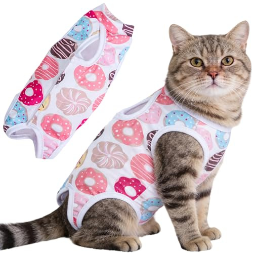 GWEOR Body de Protection Post-Chirurgie pour Chiens et Chats Taille L, Vêtement de Récupération Chirurgicale