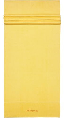 frottana Pearl Saunatuch 80 x 200 cm aus 100% Baumwolle, maize