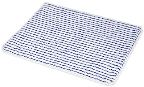 12V Fußheizmatte Heizteppich Wärmematte weiß/blau 55x65cm 50Watt Feuchtraum geeignet waschbar