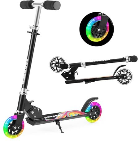 Y-RAIN Roller Kinder Scooter Höhenverstellbarer Scooter für Kinder Roller klappbar Tretroller Kinder ab 3 Jahre