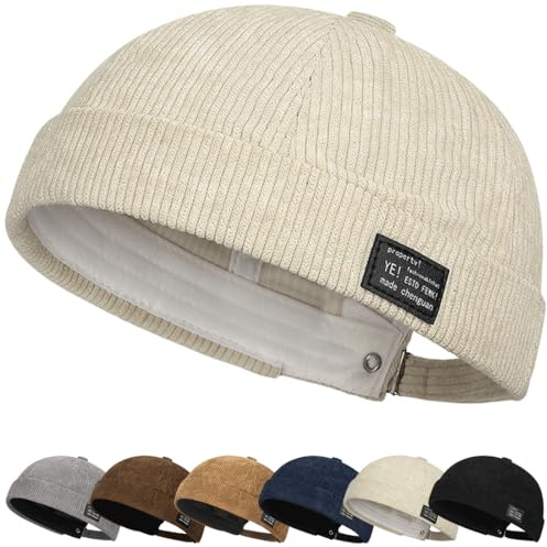 Bonnet souple doux et léger pour la course à pied respirant et élastique chapeau Docker Bonnet Homme Docker Hat Femme Casquette Homme Chapeau Marin Casquette