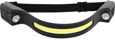Work it by Millarco® Lampada Frontale LED Ricaricabile 1200 mAh | Sensore di Movimento | Fascia Regolabile | IPX4 Impermeabile