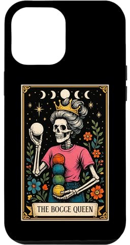 The Bocce Queen Bocce Ball Player Tarocchi Witchy Moon Custodia per iPhone 12 Pro Max